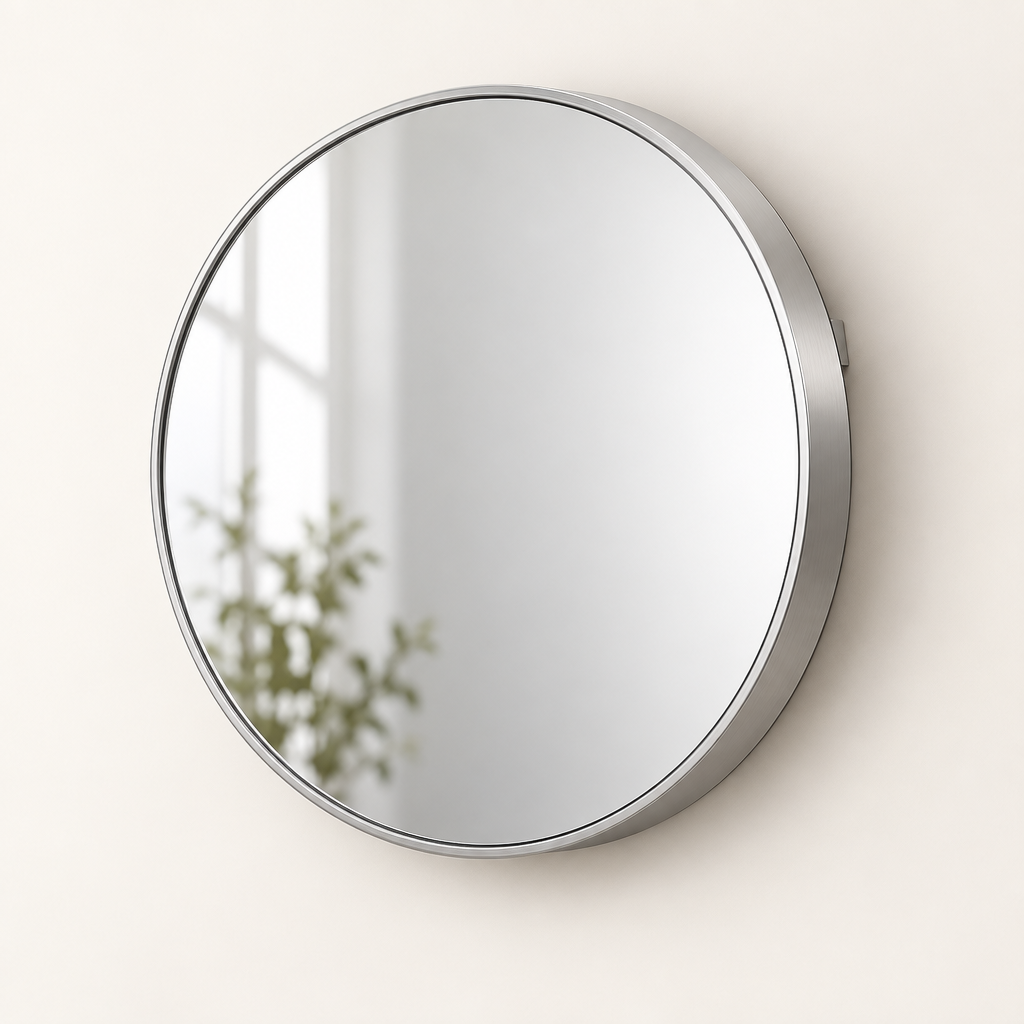 Apexvara™ Round Wall-Mounted Bathroom Mirror product image 01