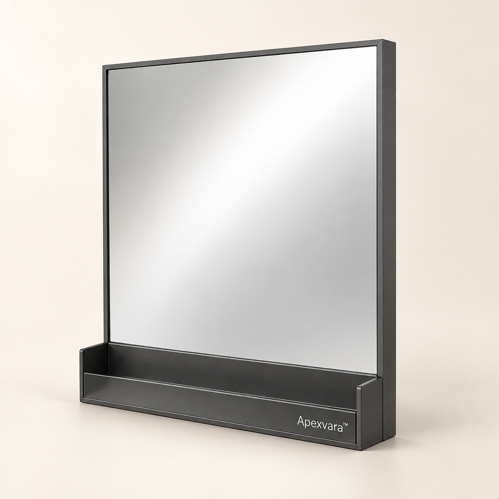 Apexvara™ Bathroom Mirror with Storage Shelf product image 01